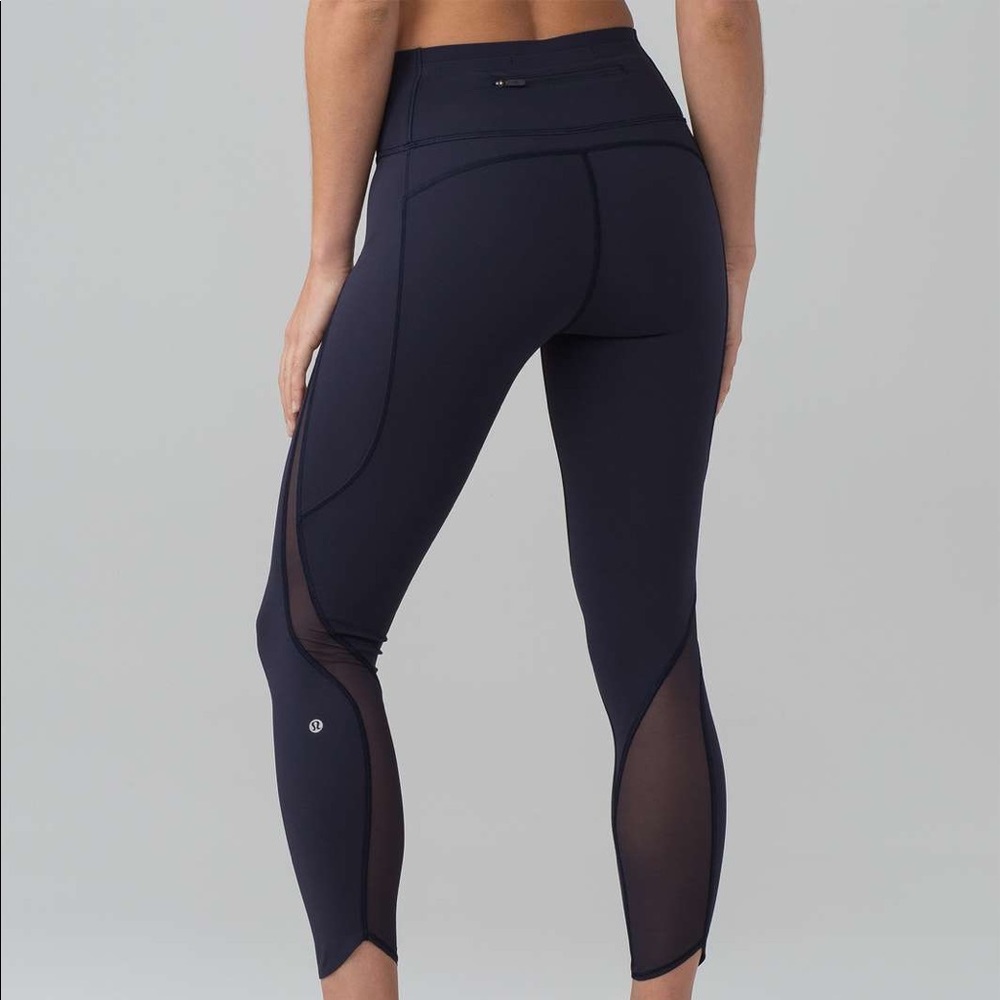Lululemon Pace Perfect 7/8 Tight Midnight Navy 8